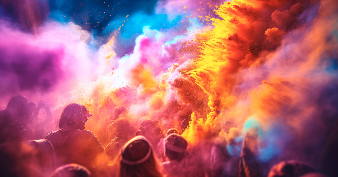 course colorée